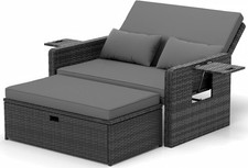 Garden Patio Rattan Daybed