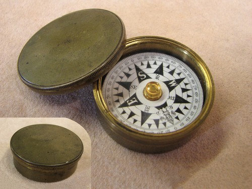 Small victorian brass - small, cased