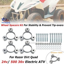 For Razor Dirt Quad Wheel Spacers Kit for Stability Prevent Tip-overs 24v / 36v