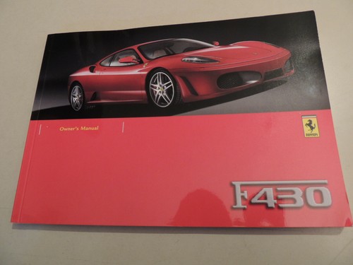 Owners manual ferrari f430 - owners,