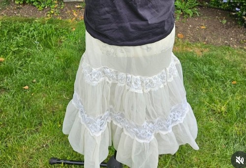 Vintage 1950 cream lace - vintage,