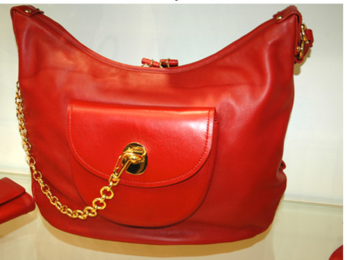 Aquascutum red leather - aquascutum,