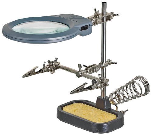 Duratool led magnifying lamp - duratool,