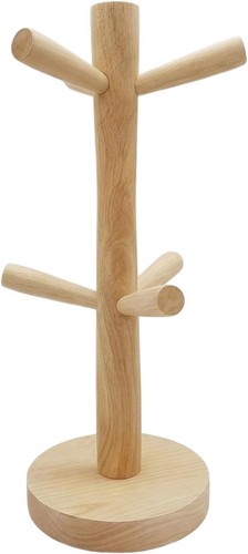Wooden mug tree - stand, with