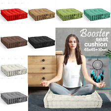 Armchair Booster Cushion Large Square Seat Pad Thick Firm Cushion 45x45+10cm