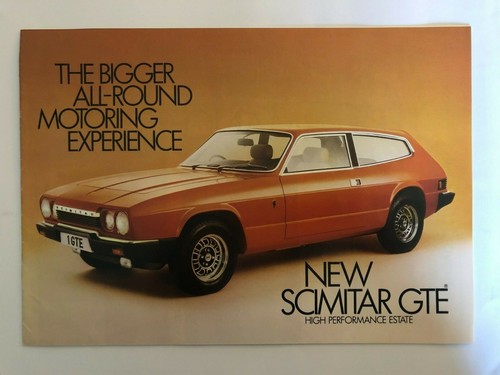 Scimitar gte car brochure - gte, 1976