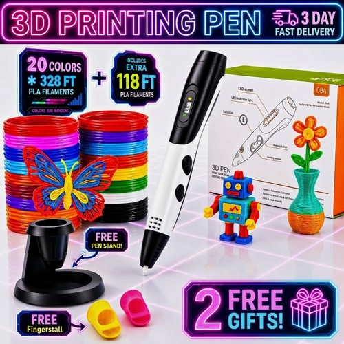 Printing pen set - set, doodle