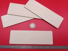 Wood RECTANGLE 19 x 6cm Craft Blank Shape PLY Plaque Sign Pyrography