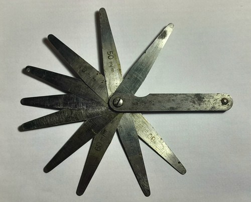 Vintage gauge feeler - vintage,