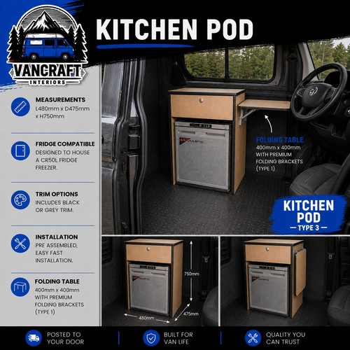 Camper kitchen pod unit - camper,