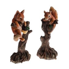 Woodland Animals On Stump
