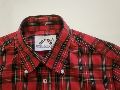 Brutus trimfit red tartan - brutus,