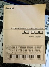 Roland JD800  Owner’s 2 (reference) Manual
