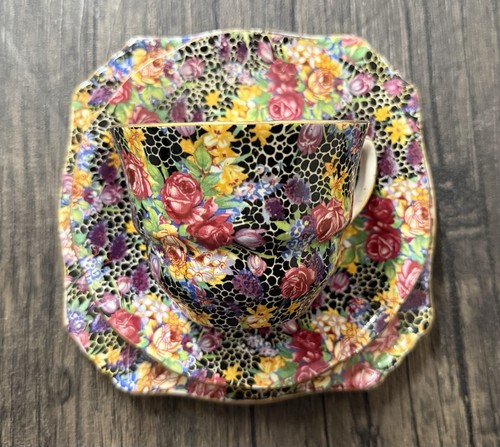 Royal winton chintz tea cup - chintz,