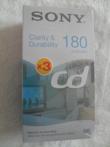 Sony 180 vhs blank - blank, video