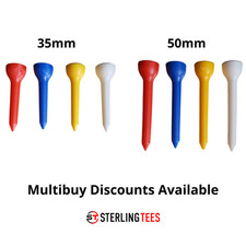 Plastic Golf Tees 35mm/50mm -