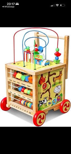 Wooden toddler baby activity - wooden,