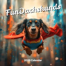 Dachshund Calendar 2026 -