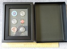 6x MG (British) enamel badge Lapel motor car automobile in FRAME/GLASS