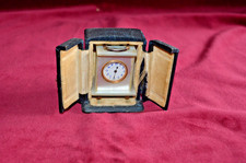 Antique Victorian Miniature Mother of Pearl Schild Freres & Co. Clock Working