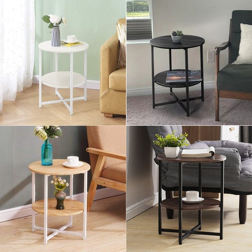 Round side hall table - hall, lamp