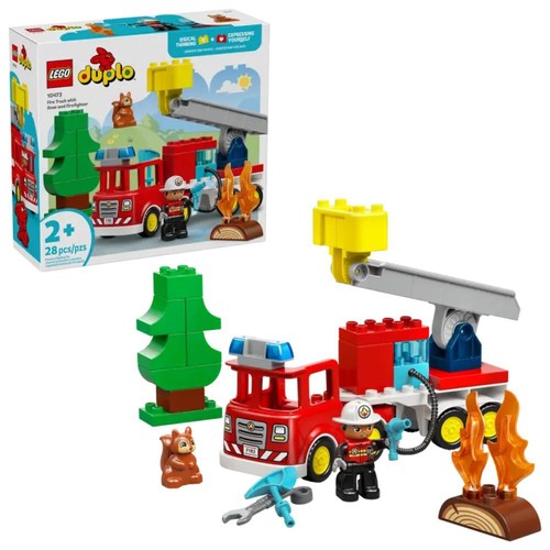 Lego duplo fire - lego, with