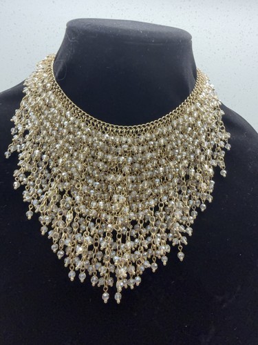 Zara gold tone - tone, crystal