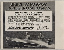 1954 Print Ad Sea Nymph