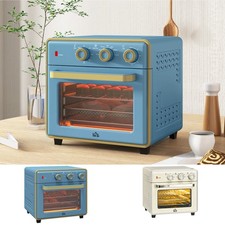 20L Mini Oven Toaster Oven w/ Warm Broil Toast Bake Air Fryer Timer 1400W