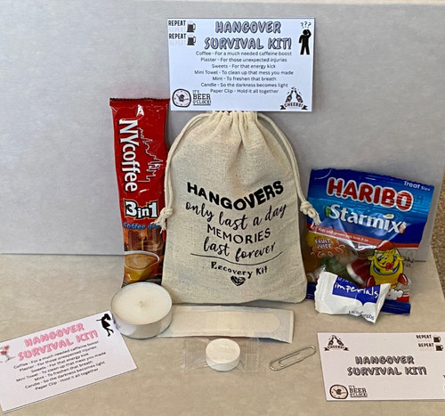 Hangover survival kit bag - kit,