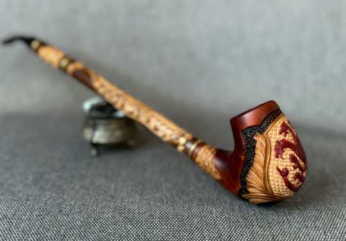 Long pipe dragon wood - long,