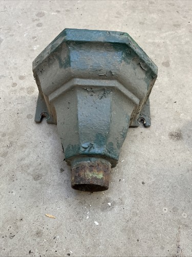 Vintage cast iron rain - cast,