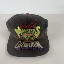 Vintage Monsters Of The Gridiron Snapback Hat Starter Coca Cola 90s Cap