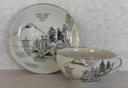 Kutani lithophane cup and - kutani,