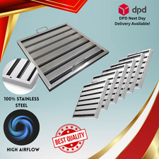 Commercial Kitchen Extractor Hood Baffle Grease Filter – Stainless Steel Replace