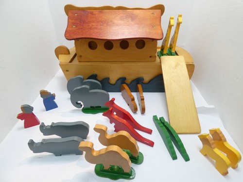 Deluxe noahs ark wooden - noahs,