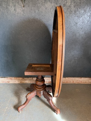 Antique table oval tilt - antique,