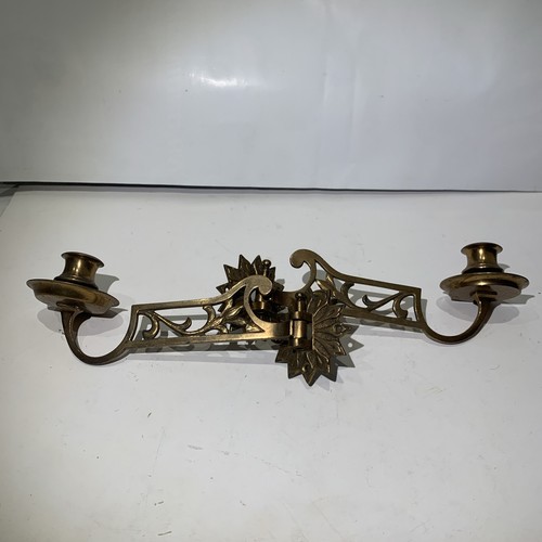 Antique brass candle - antique,