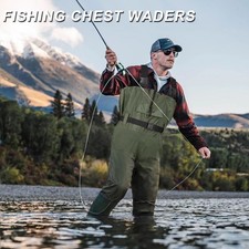 NYLON CHEST WADERS SIZES 7 8 9