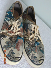 Paul Smith Mens Trainers/Tennis Shoes.  Psycho Magic.  Size 9. Canvas Material