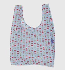 Brand New Miffy X Baggu Standard Size Reusable Bag Blue Flowers