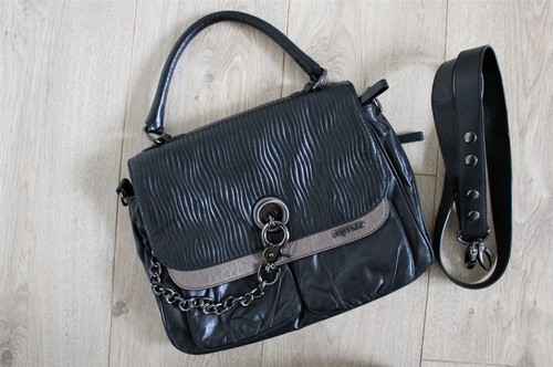 Mimco black leather - bag,, exc