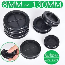 8-130mm Blanking Grommets Rubber Grommet Closed Blind Plug Bung Bungs - All Size