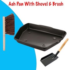 11" Fireside Ash Pan w Brush &