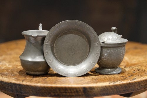 Vintage pewter miniature - vintage,