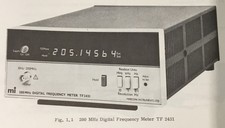 MARCONI TF 2431 INSTRUCTION MANUAL - Obviously Vintage but BNIP / Time Warp!