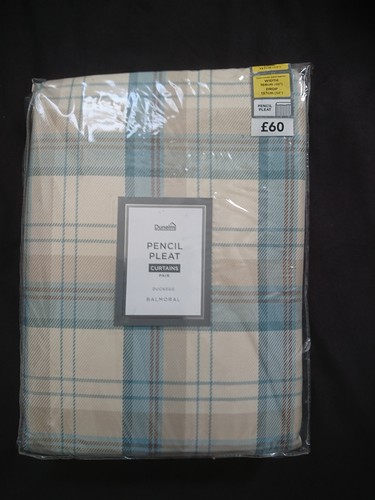 Dunelm lined balmoral - lined, tartan