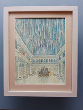 Brambly Hedge print 'The Ice Hall'  FRAMED