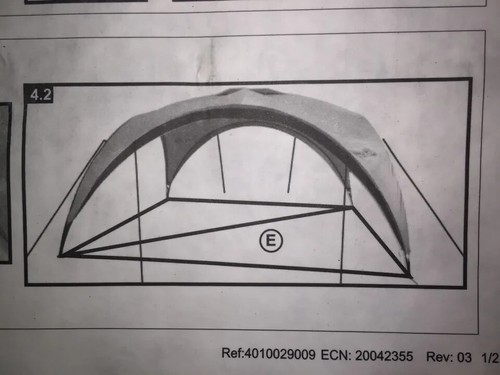 Coleman event shelter 65m - shelter, l