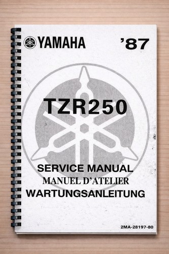 Yamaha tzr250 1987 workshop - yamaha,